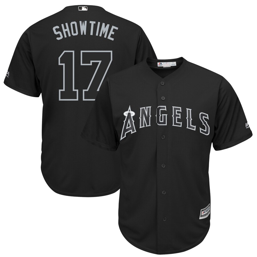 Men Los Angeles Angels #17 Showtime black MLB Jerseys->chicago white sox->MLB Jersey